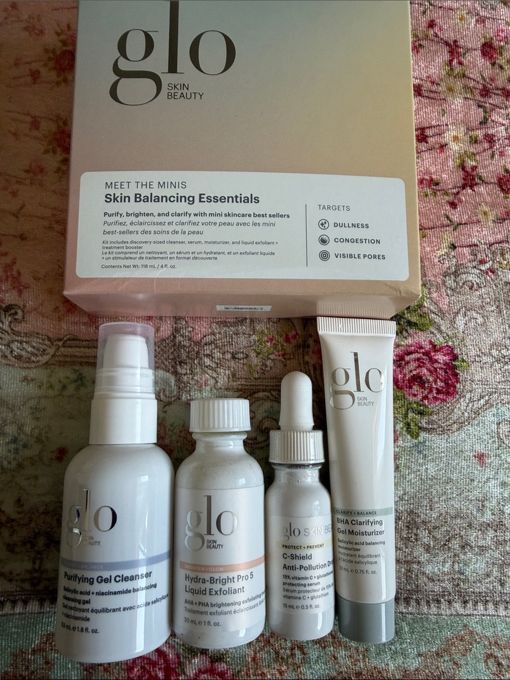 Glo Skin Beauty|Skin Balancing Essentials|Meet The Minis Set| NIB